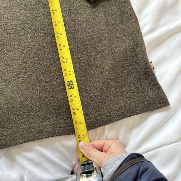 Vintage 90s Y2K Long Sleeve Sweater Mens Size XL Green Fleece Skater Grunge Goth - Picture 4 of 7